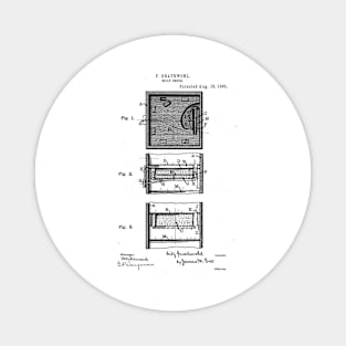 Malt drier Vintage Patent Hand Drawing Magnet